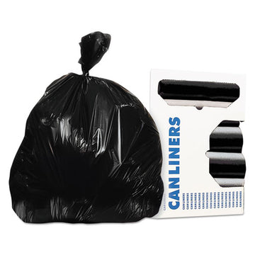 AccuFit® Can Liners, Prime Resin, 37 X 50, 1.3 Mils, Black, 100-carton freeshipping - TVN Wholesale